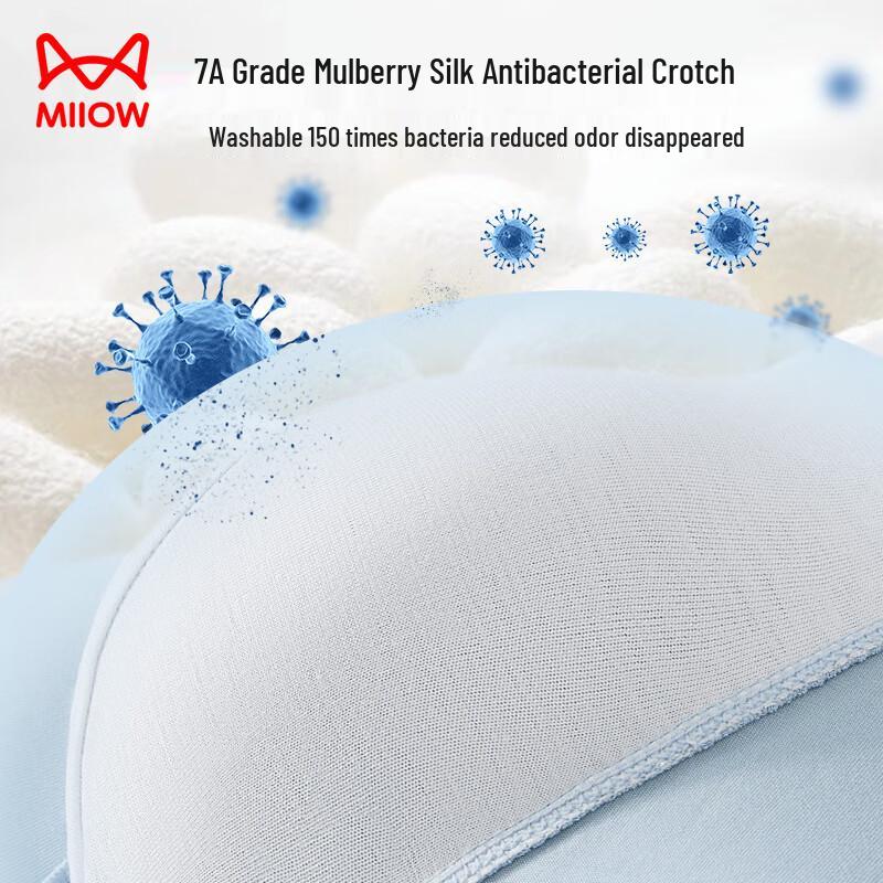 MIIOW Men's Modal Antibacterial Boxer Briefs 3-Pack