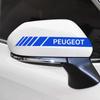 Car Rearview Mirror Side Decal Sticker Body Mod Parts For Peugeot 208 2008 308 3008 408 508 5008 4008 206 307 RCZ Expert Partner