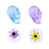 Micro-landscape Halloween Glow-in-the-dark Terrifying Skull Eyeball Decorative Accessories Mini Ornaments