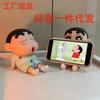 Crayon Shin-chan Suport mobil Figurină Anime Ornament pentru desktop Cadou