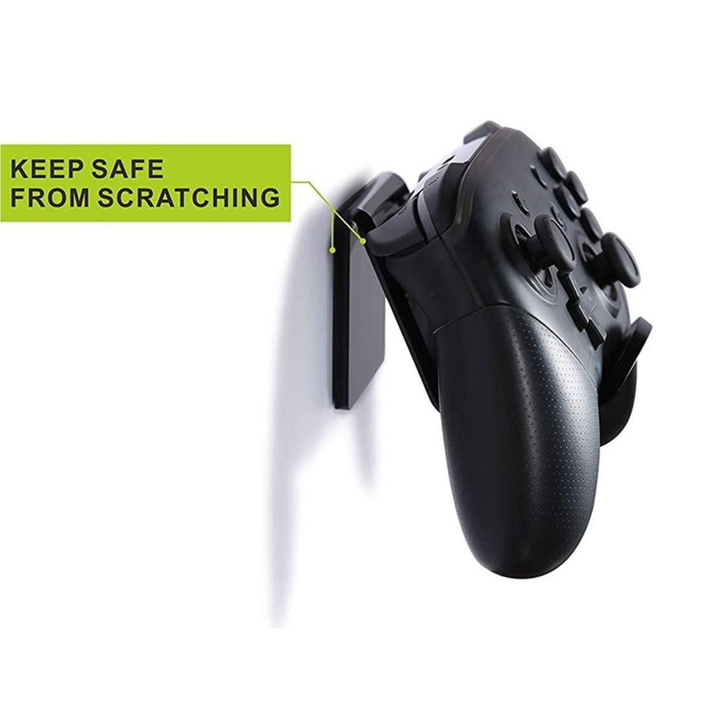 Universal Acrylic Controller Bracket Wall Mount Self-adhesive Gamepad Headset Headphone Hanger Stand Cafe Bar Organization