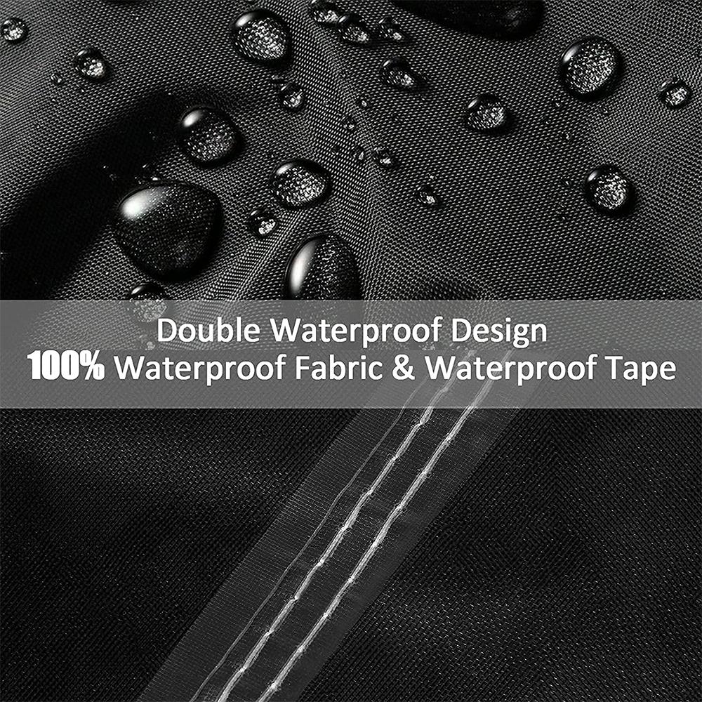1 piece garden furniture cover, waterproof, windproof, garden table cover rectangular, 210D Oxford Tear resistant outdoor patio