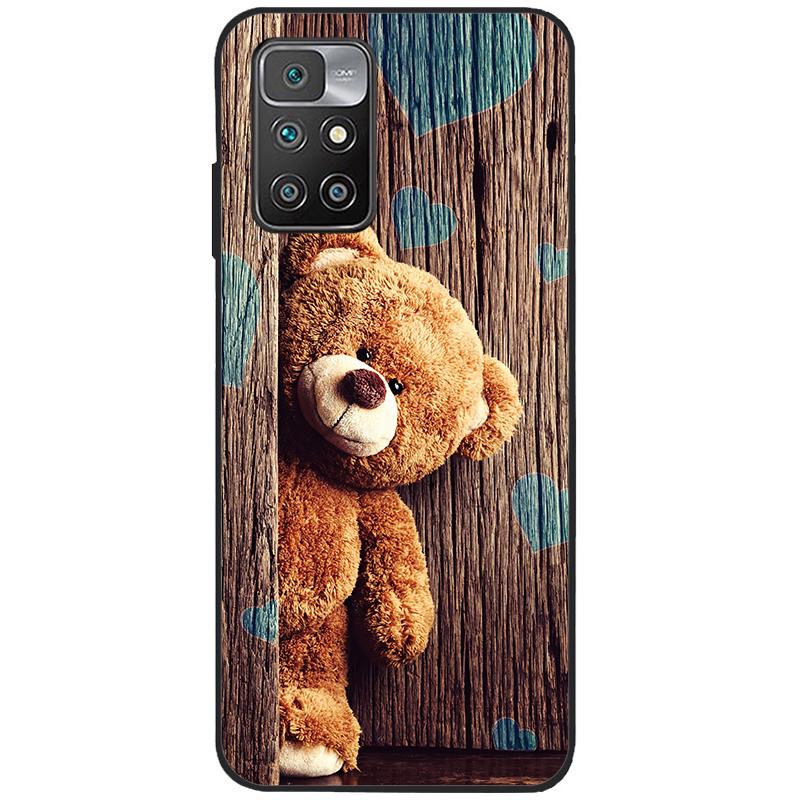 For Xiaomi Redmi 10 Case Silicone Soft TPU Back Cover For Xiaomi Redmi 10 Redmi10 Phone Cases Cute Painted Cover Shockproof Capa