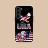 USA America Flag Silicone Mobile Phone Case for Samsung Galaxy S26 S25 S24 S23 S22 S21 Plus FE Ultra Colorful Cover