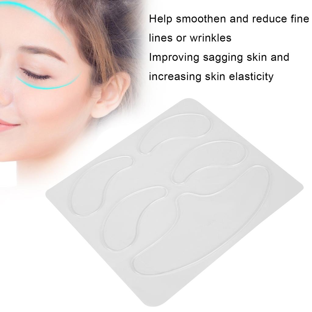 Transparent Forehead AntiWrinkle Patch Household Silicone Eye Wrinkle Smoothing Pad Set