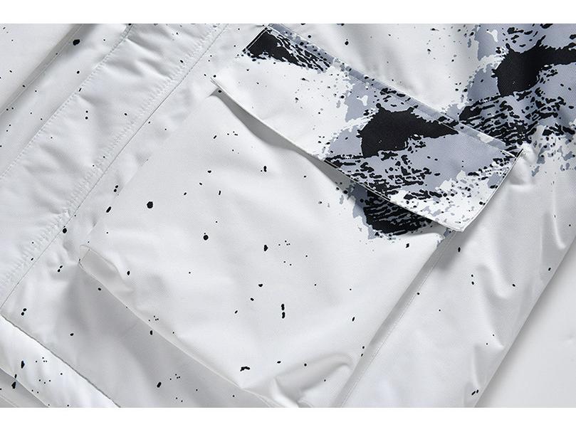 Unisex-Winterskianzug: Winddichte, wasserdichte und warme Ski- & Snowboardjacke für alpine Abenteuer