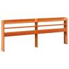 Vidaxl Bed Without Mattress, Waxed Brown, 200X200 Cm, Pine Wood