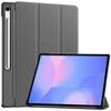 Case for Galaxy Tab S10 FE+ - Leather/PU, Gray, Shockproof