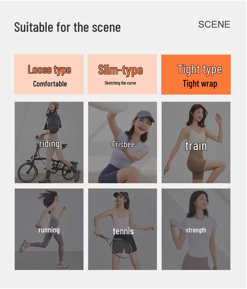 Lulu Slimming Long-Sleeve Yoga T-Shirt: Autumn/Winter Round Neck, High Elastic Slim Fit