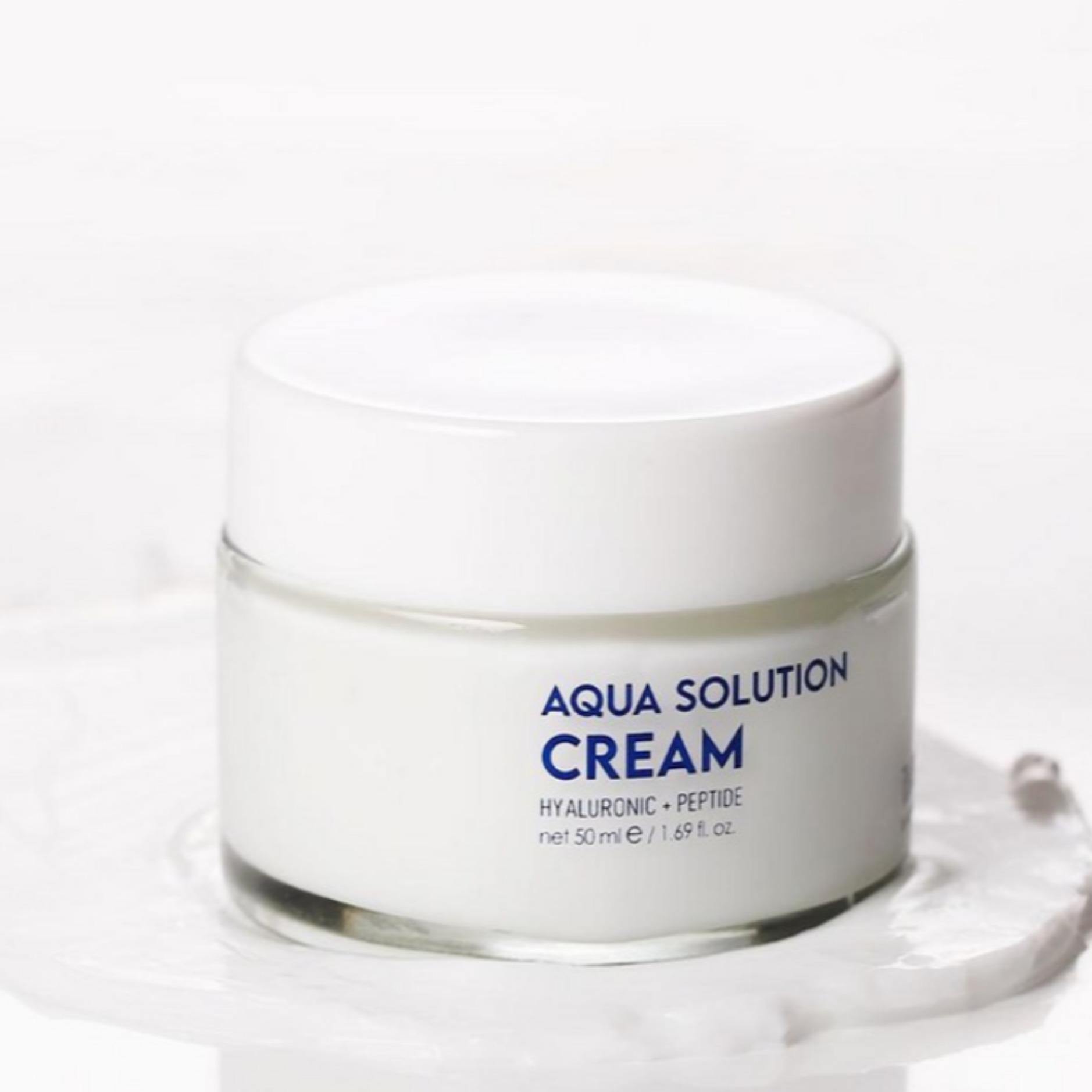 [TENZERO] Aqua Solution Cream Deep Hydration Moisturizing Soothing Face Cream Hyaluronic Acid 50ml