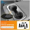 Oberes Wildleder Auto Mittelkonsole Getränkehalter Aufkleber für Kia Sportage NQ5 2022 2023 2024 2025 Tür Innenverkleidung Schutz Zubehör