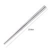 Hollow Reusable Chinese Japanese 304 Stainless Steel Korean Flatware Tableware Chopsticks Kitchen Supplies