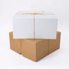 WTEMPO 5PCS 10*10*20CM Premium Gift Boxes Kraft Paper Gift Boxes with Hemp Ropes Creative DIY Presents Packaging Boxes