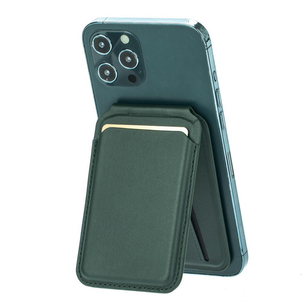 Apple iPhone 17 Series Magnetic Card Holder: MagSafe Hinge, Folding Rotating Stand, Card Sleeve.