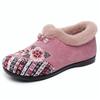 Women's Winter Velvet Thick Cotton Shoes Embroidered Casual Shoes