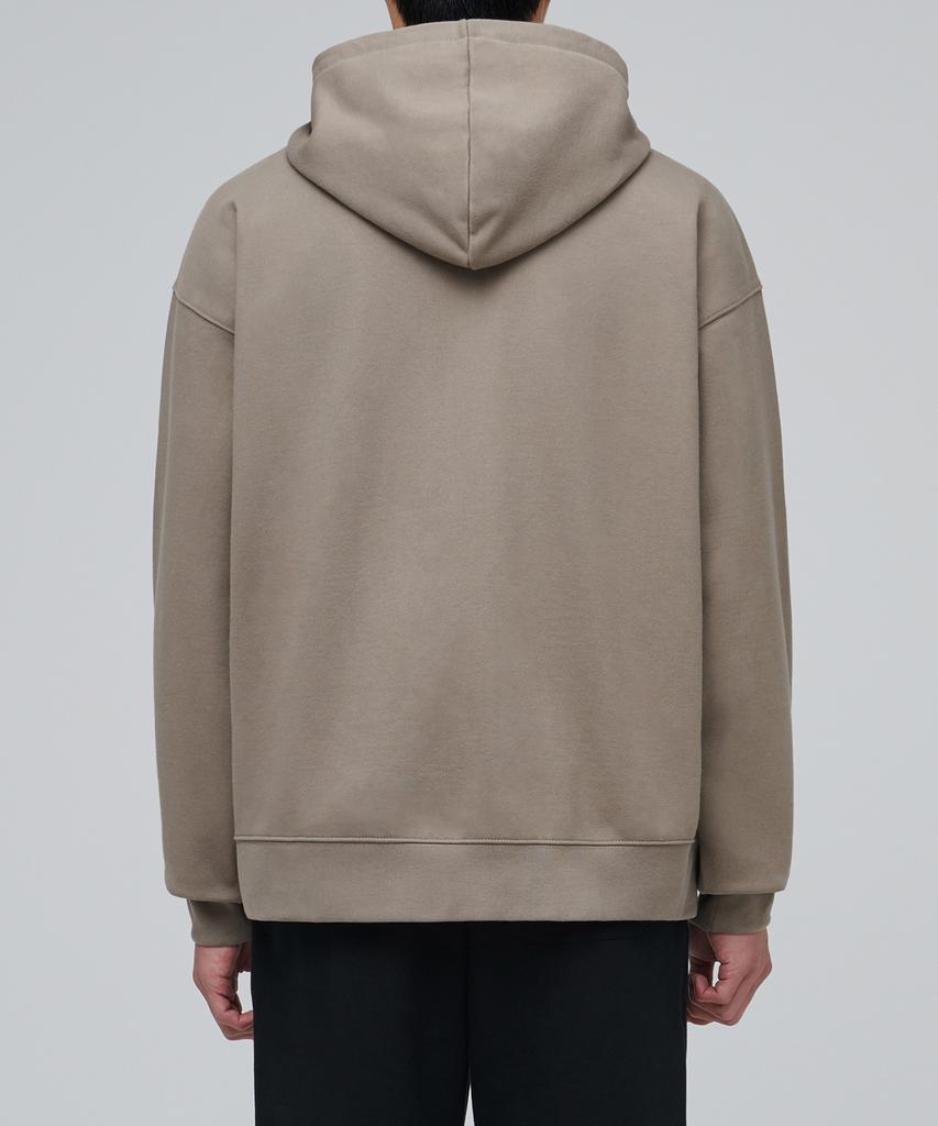 Musinsa Standard Heavyweight Oversized Hooded Sweat Zip-Up [Dusty Beige]