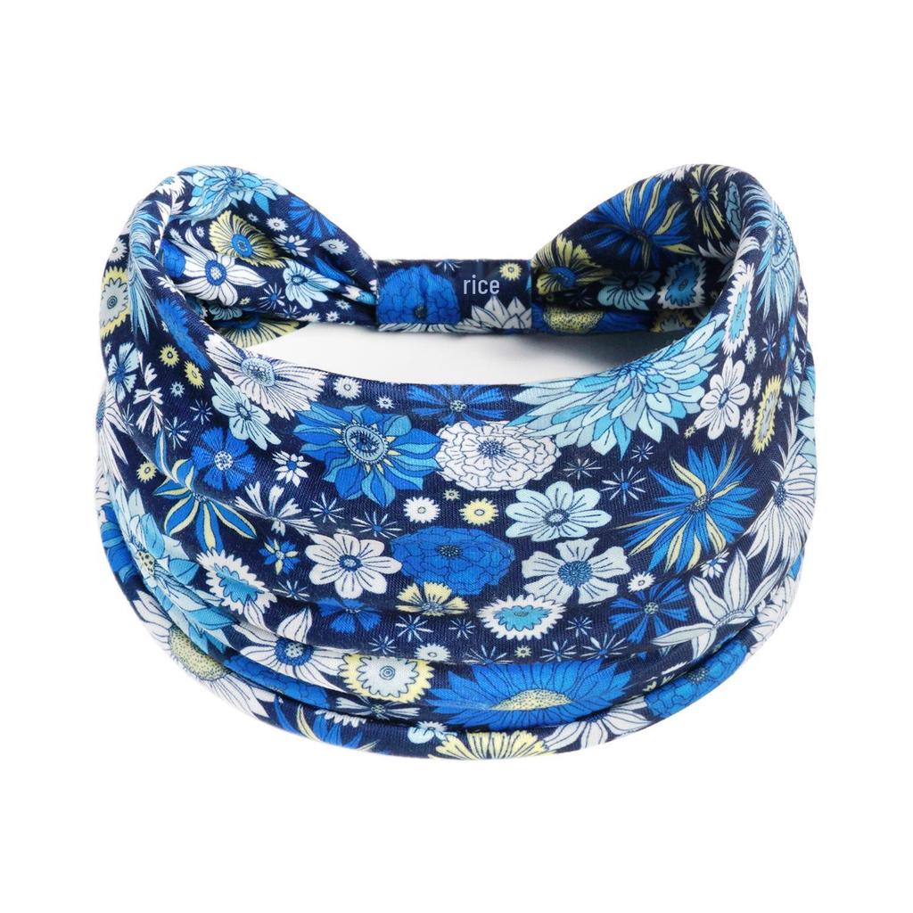 Bohemian Retro Print Yoga Headband: Wide African-Inspired Headscarf for Women