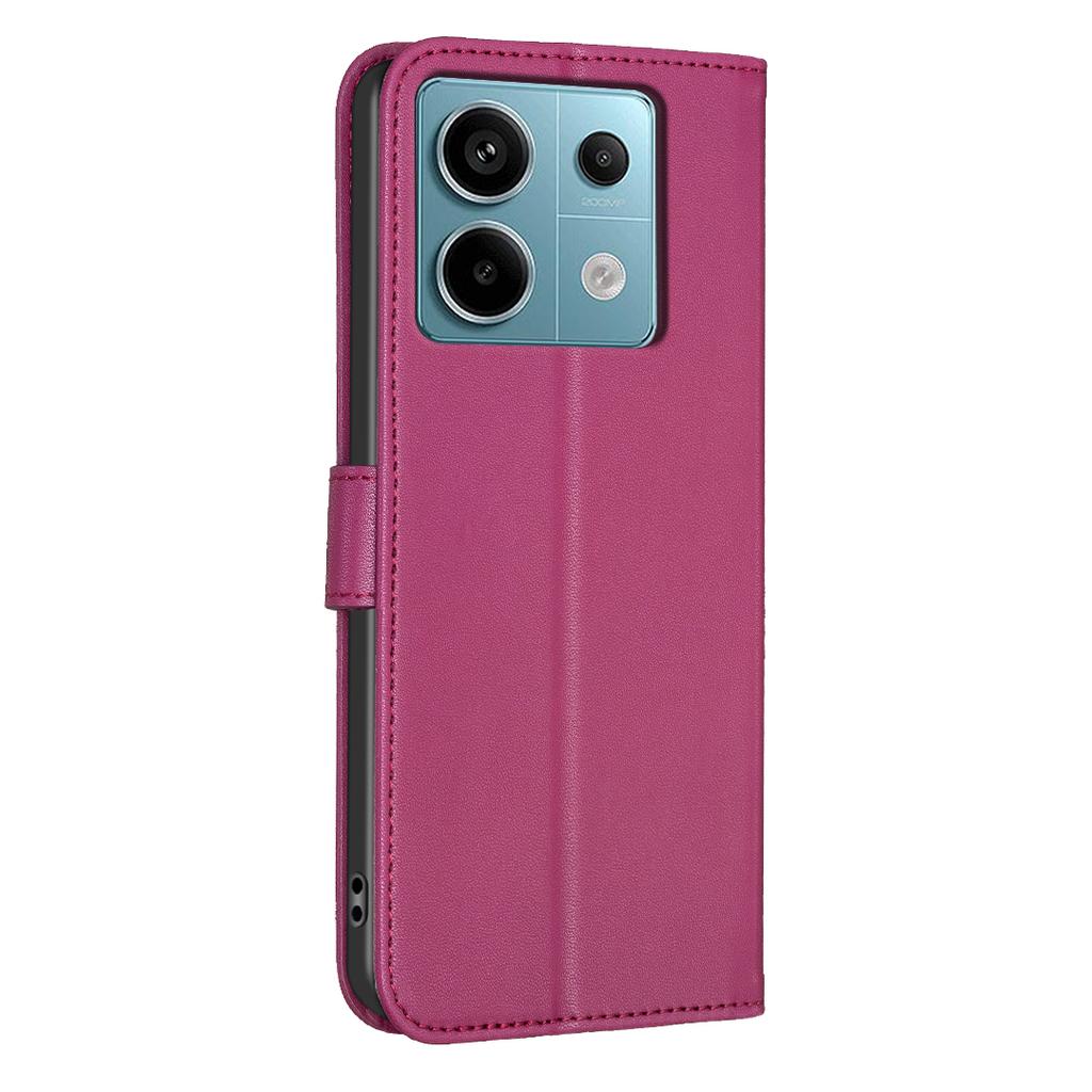 Dla Xiaomi Redmi Note 13 Pro 5G/Poco X6 5G Skórzane Etui Wzór Koniczynki Ochronne Etui Pokrowiec na Telefon