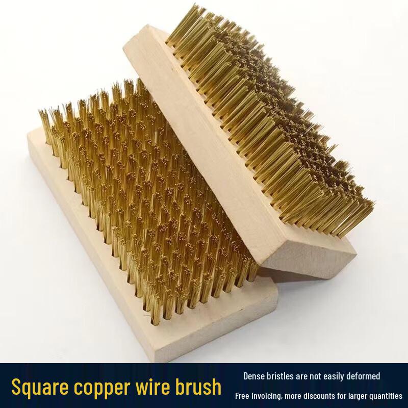 Dengjin Long Handle Industrial Copper Wire Cleaning Brush