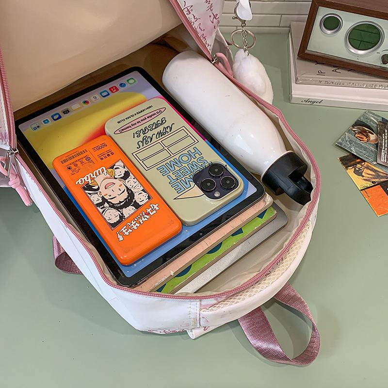 School Bag Korean Version Fashion Backpack High Value, Simple and Versatile Large Capacity School Bag Junior High School Backpack