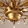 Candle  Crystal Chandelier Vintage Candle Led Pendant Light Room Decor Ceiling Hanging Light for Living Room