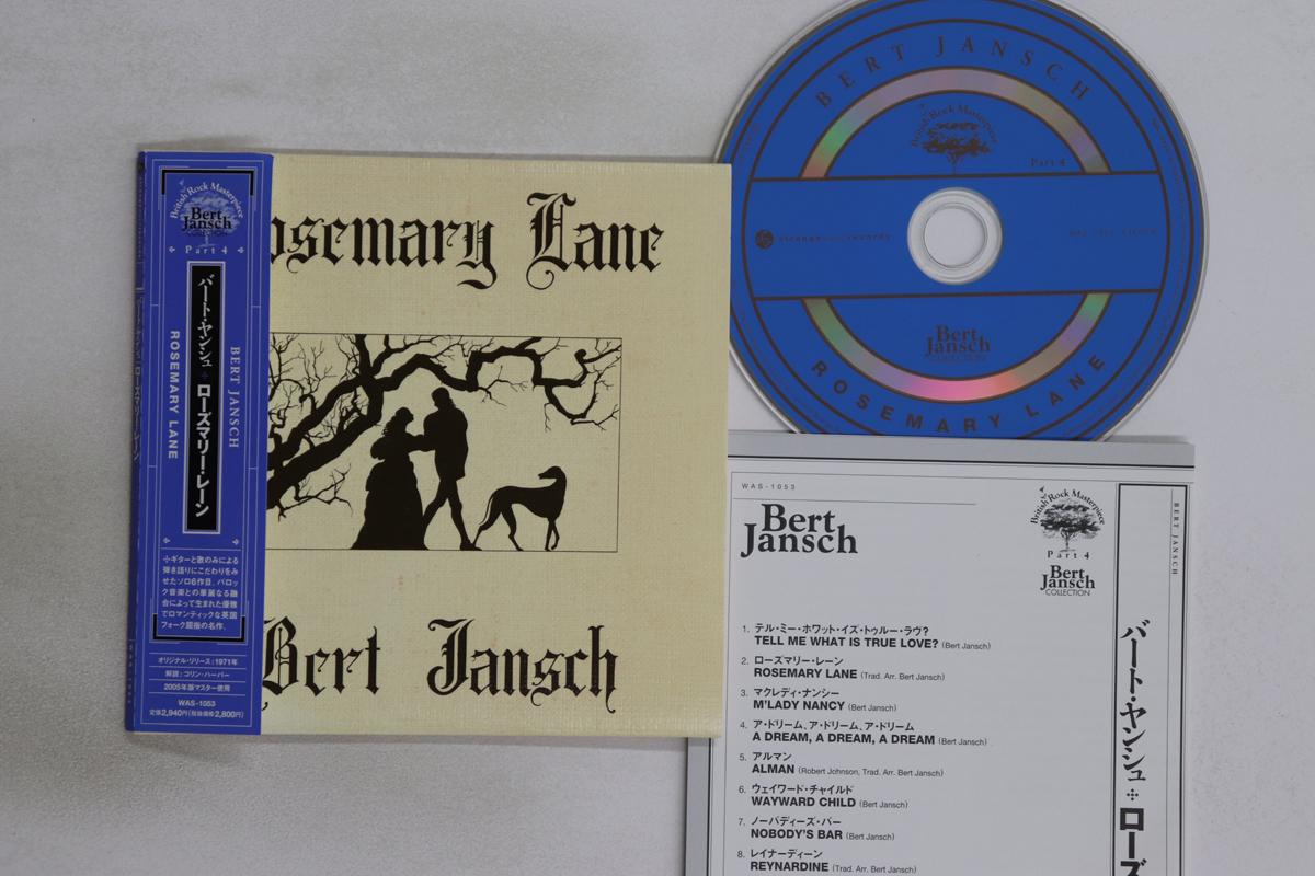 

CD BERT JANSCH - Rosemary Lane WAS1053 STRANGE DAYS 2005 Japan Obi Rock Used
