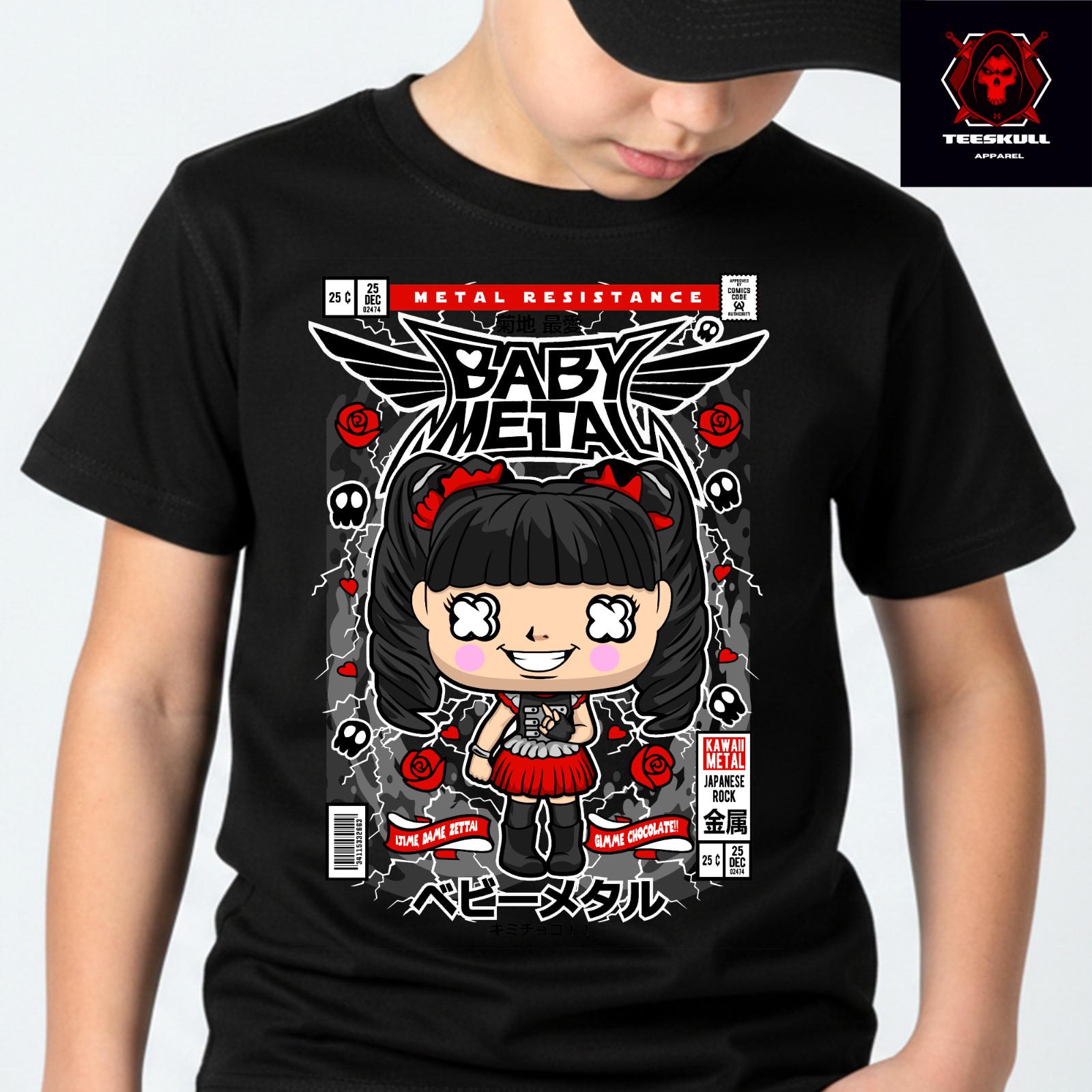 Baby Metal Alternative Rock Band Top Premium Quality Soft Cotton T-Shirt M