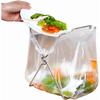 Small Trash Bag Holder Foldable Portable Trash Bag Holder Stand Small Garbage Bag Rack for Kitchen Shelf