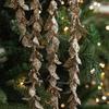 Sequins Artificial Christmas Glitter Branches Handmade Christmas Tree Decorations  New Year Decor