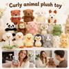 20cm Plush Snowman Toy Soft Stuffed Animal Doll Cute Winter Decoration Soft Fabric Material Safe for Kids and Collectors
