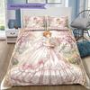 Cardcaptor Sakura Sakura Theme Collection Bedding Set, 1 Duvet Cover & 2 Pillowcases, Home Decor, Perfect Gift for Lovers