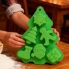 Christmas Silicone Mold Christmas Candy Molds Non Stick Christmas Silicone Cake Baking Mold Reusable Easy Release Tray