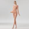 Women's Class A Fleece-Lined Thermal Cashmere Underwear Set - Antibacterial Autumn/Winter Top and Pants.
