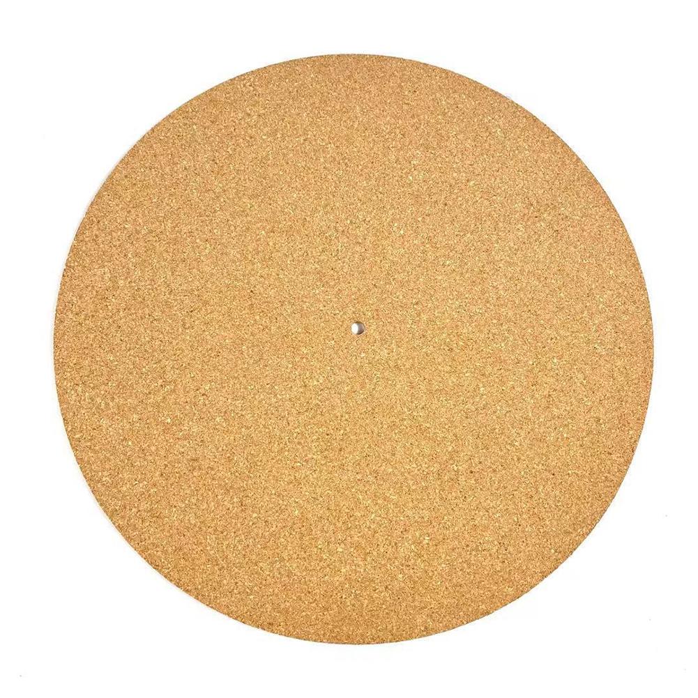 12in Record Pad Soft Cork Anti-Static Vinyl Mat Turntable Slipmat Pad Diameter 297mm Audio Controller Phonograph Accessories