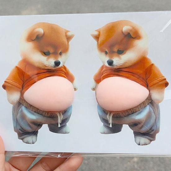 Anti-Collision Sticker Strong Buffering Rubber Bumper Relief Toy for Soft Stress Fat Dog Furniture Corners Cabinets