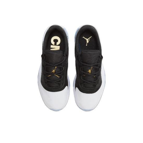 Air Jordan 11 CMFT Low Schwarz Weiß Gold DN4180-070