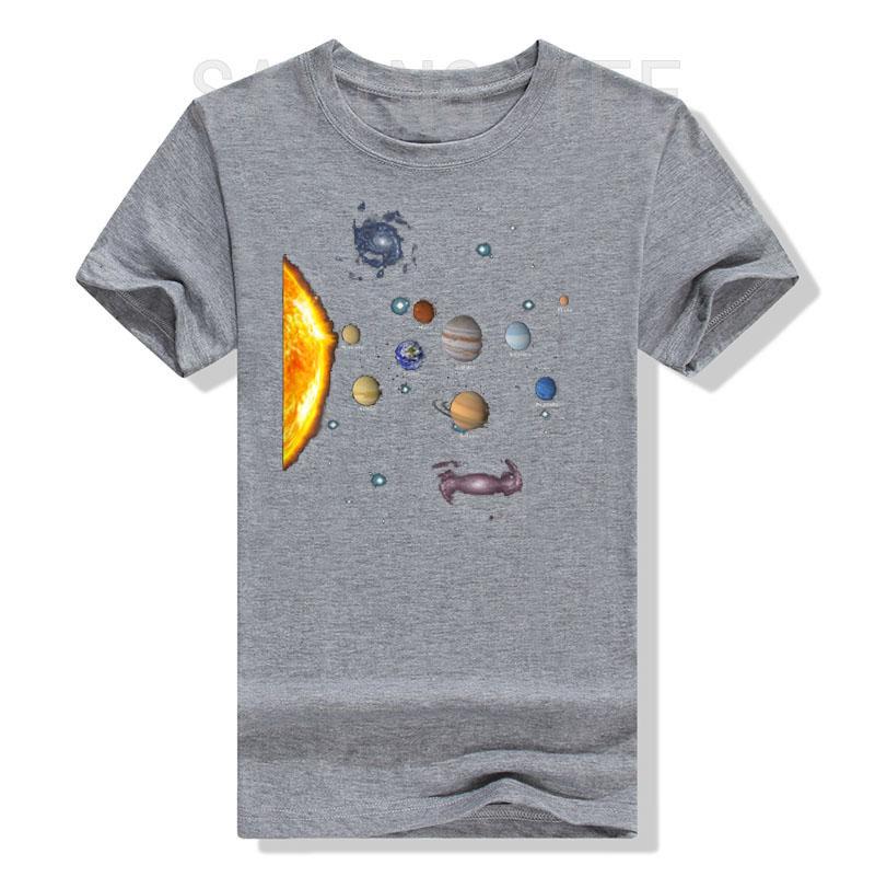 Sonnensystem T-Shirt - Jungen Mädchen MINT Kinder Realistisches Weltraum T-Shirt Lustiger Wissenschaftsliebhaber Astronomie Grafik Outfits Mode Y2k Tops