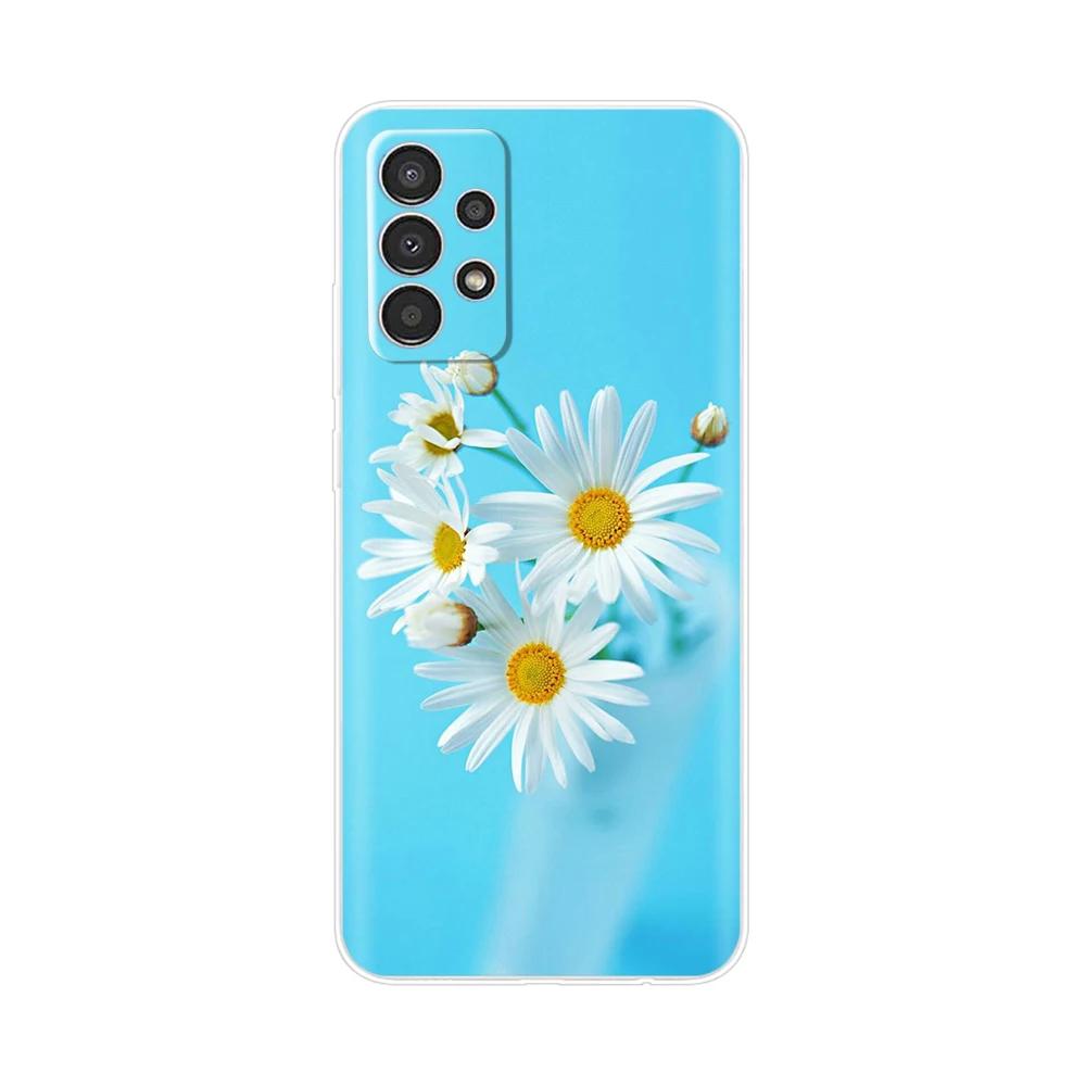 Phone Case For Samsung Galaxy A73 Case A23 A33 5G A53 Back Bumper Clear Marbel Soft Silicone Cover for Samsung A53 5G Para Cases