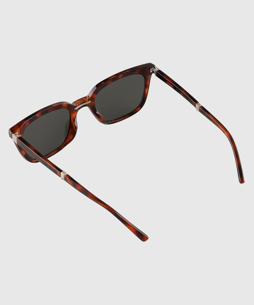 Tuditeo Arc Unisex Oversized Square Retro Foldable Sunglasses C2 Leopard