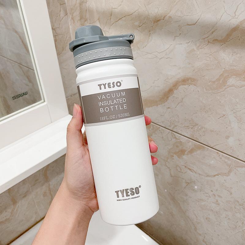 TYESO 530/750ML Stainless Steel Thermos Bottle Travel Cup Vacuum Flask Insulated Water Bottle Sport Thermal Mug Hot & Cold Mug