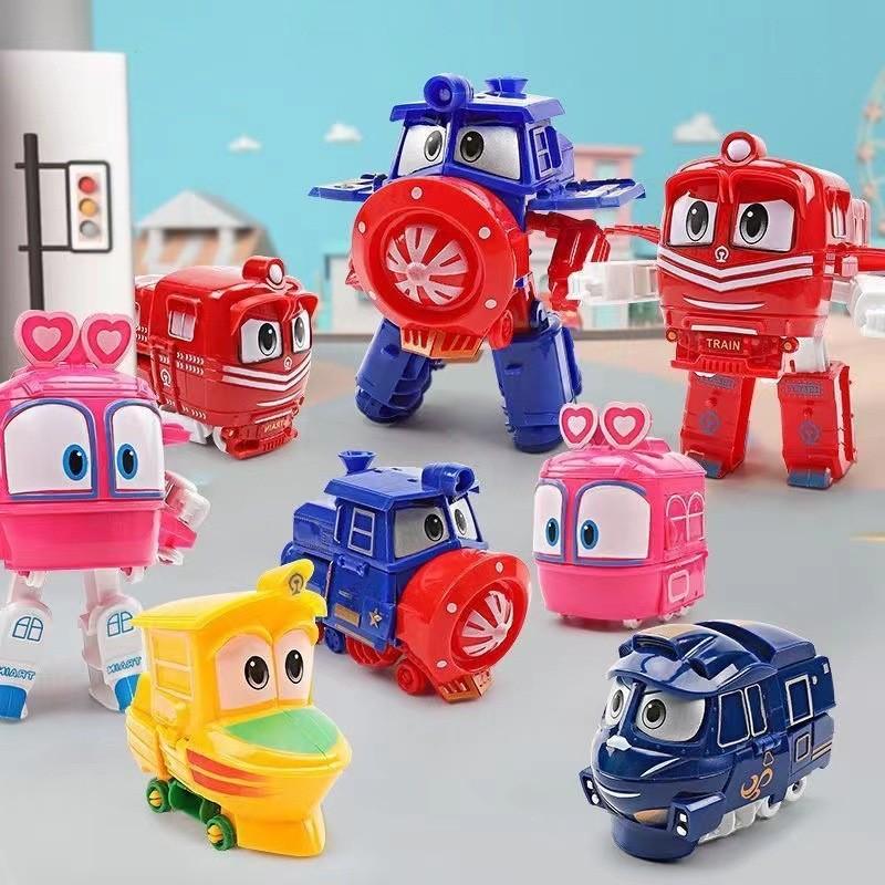 Rt Robot Trains Kay Transformer Transforming Train Figure Korean Toy Animation