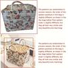 High Quality1pc Korean Style Contemporary Fabric Storage Basket, Portable Underwear Sundries Organizer, Printed Home Decor for Kitchen Bathroom