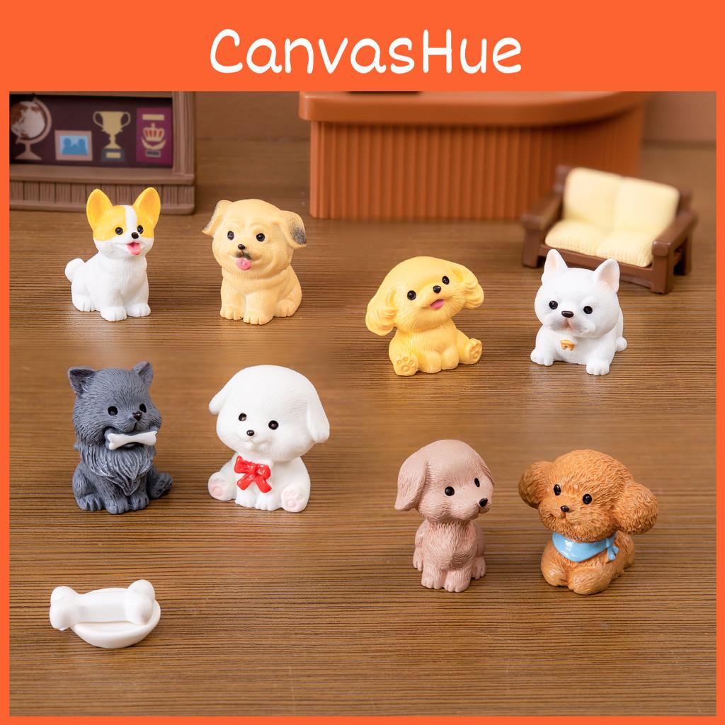 Cute Cartoon Resin Dog Ornaments For Car Dashboard Or Office Desk Decor