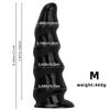 Black PVC Dildo Simulated Penis Anal Plug with Suction Cup Fisting Sex Toy Strap on Cock Big Dick Realistic Cock