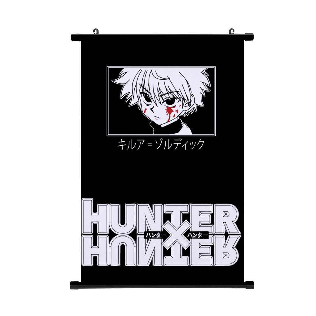 HUNTER X HUNTER Painting Scroll Poster Gon Freecss Killua Hisoka Home Decor Hanging Painting Boys Girls Scroll Poster