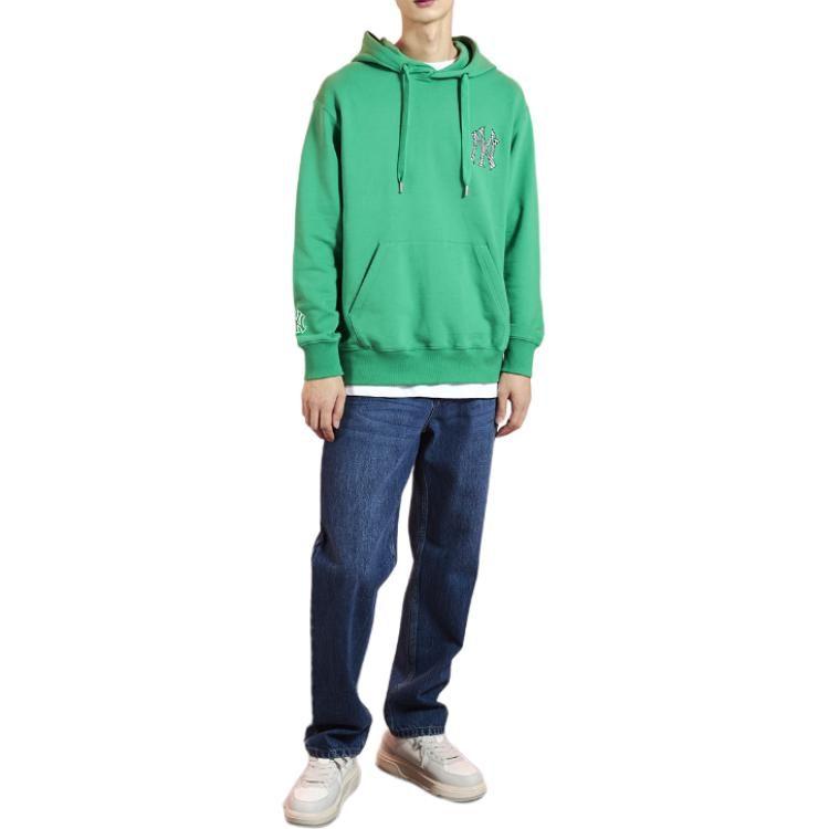 MLB Los Angeles Dodgers Sweatshirts Unisex Green Hooded Moderate Regular 3AHDO0131-50GND