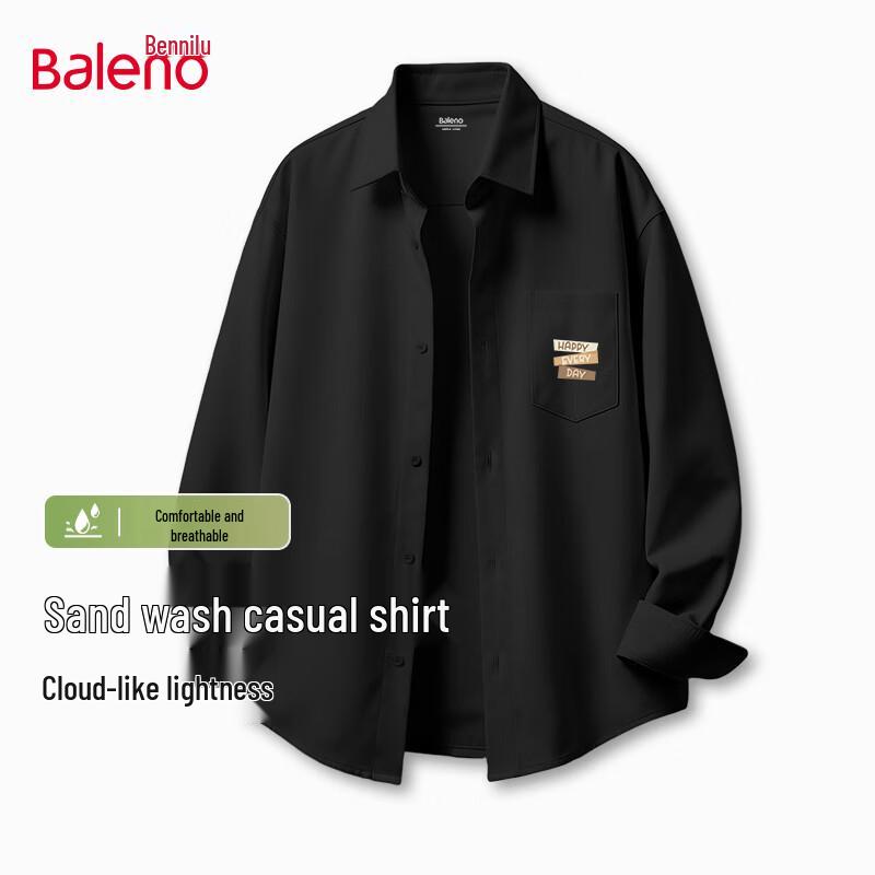 Baleno Men s Loose Fit Long Sleeve Casual Shirt XL