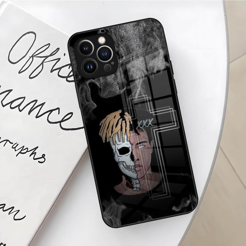 Xxxtentacions Rapper Phone Case for Iphone 17 16 Air 15 14 12 11 13 Pro Max Mini X Xr Xs Se Puls Glass Cover