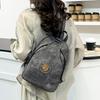 Retro Large Capacity PU Backpack Women's Chest Bag