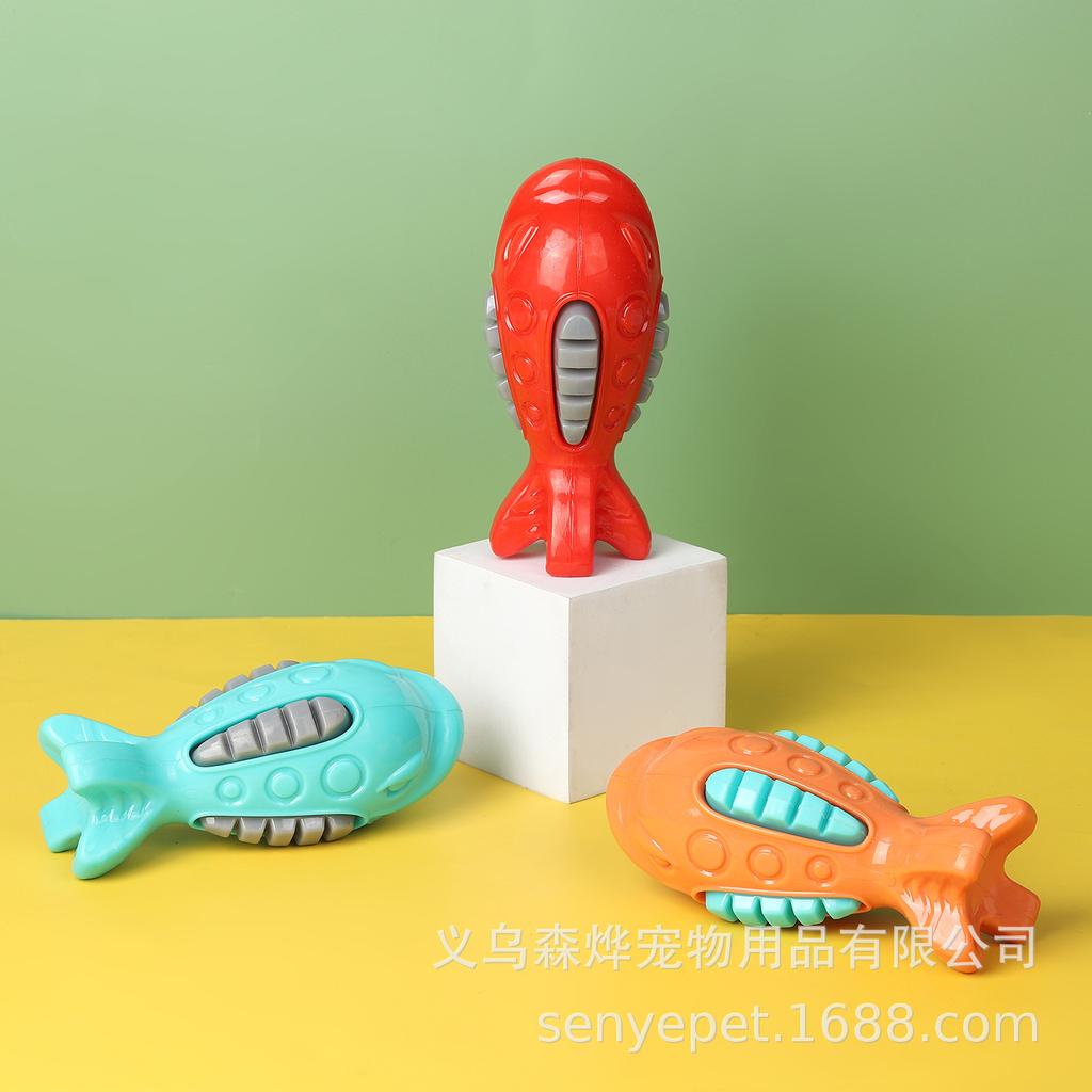 Pet Dog Dog Toy Boredom Relief Artifact TPR Shark Floating Sound Alone Products Consume Physical Strength Pet Products